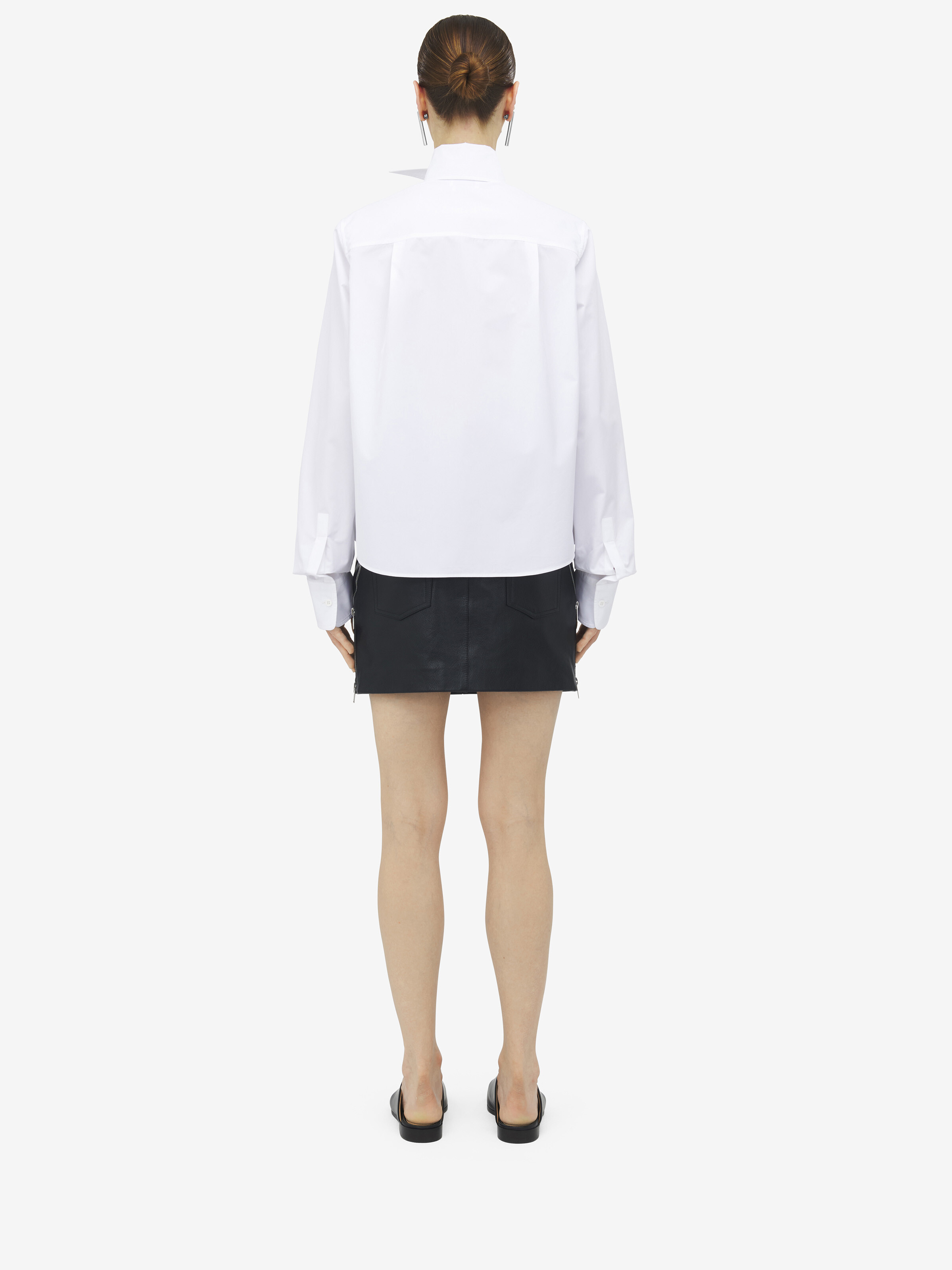 Scarf Collar Shirt