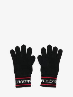 Selvedge tape knit gloves