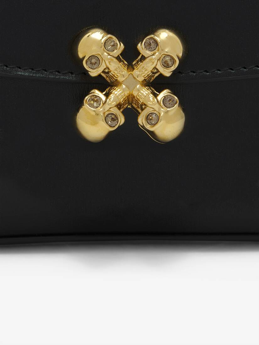 Small McQueen Skull Flower Bag