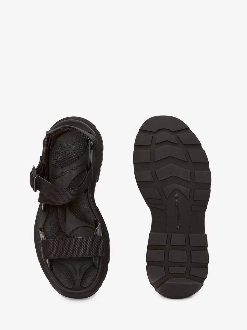 Tread Sandal in Black