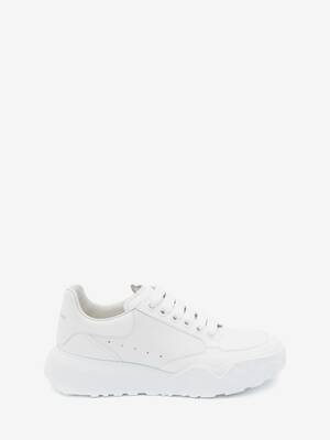 alexander mcqueen trainers womens black and white