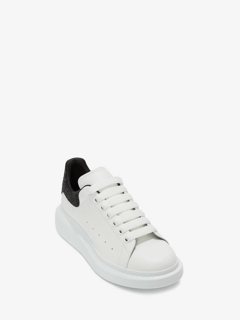 Alexander McQueen Oversized Glitter Lace-Up Sneakers