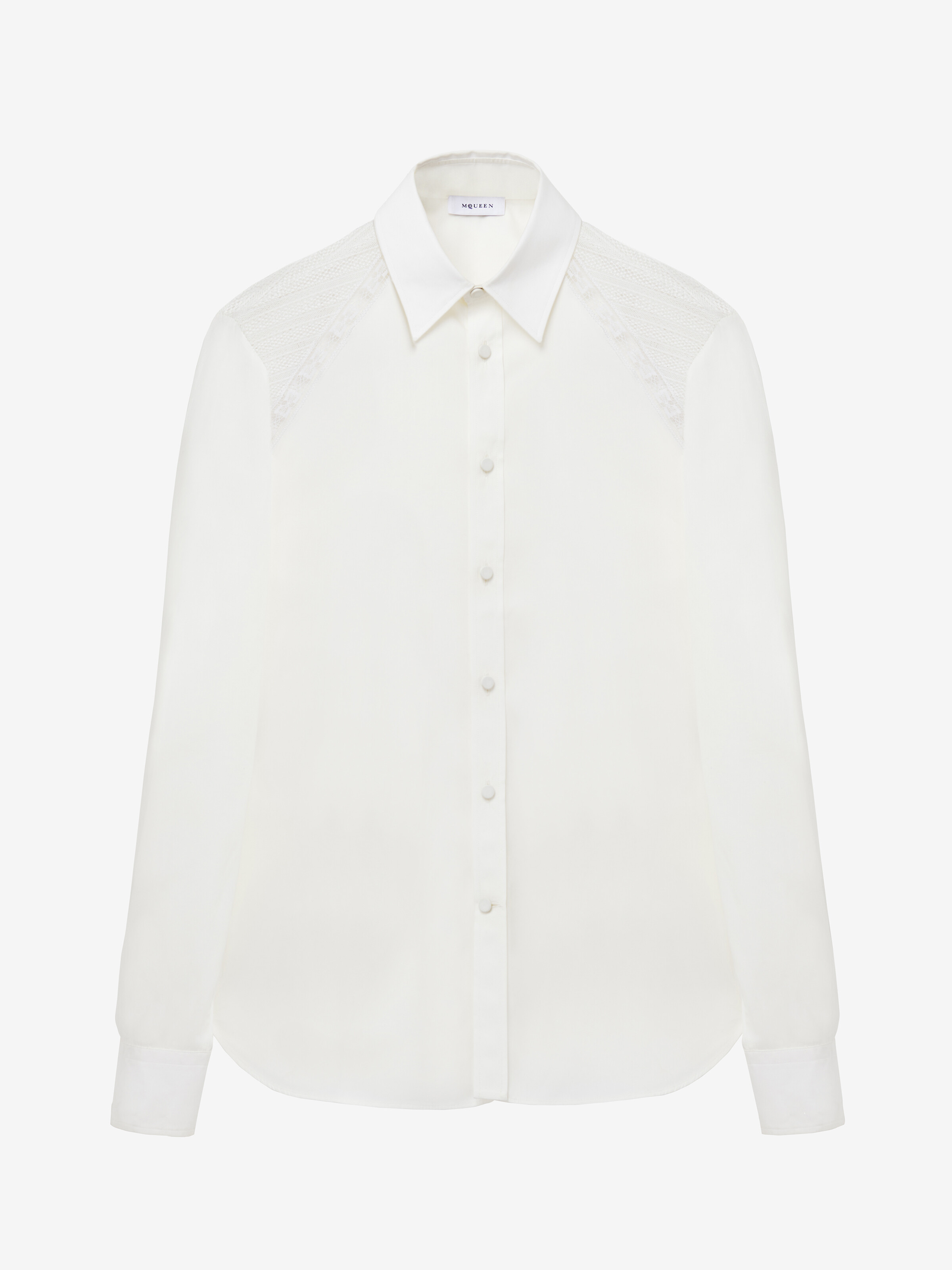Camicia Harness in pizzo