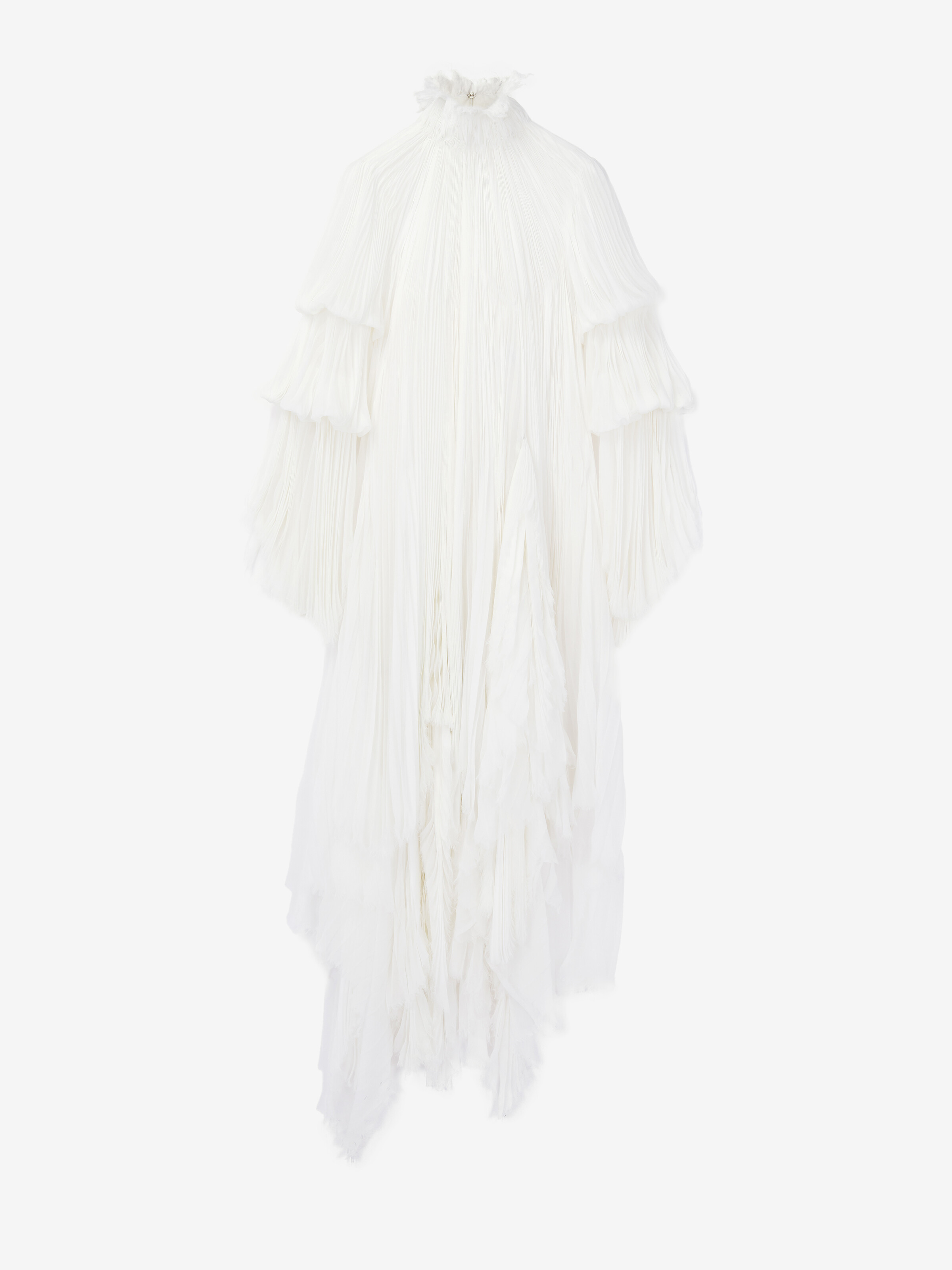 Pleated Chiffon Dress
