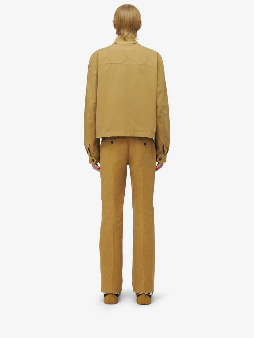 Low-Waisted Chino Trousers