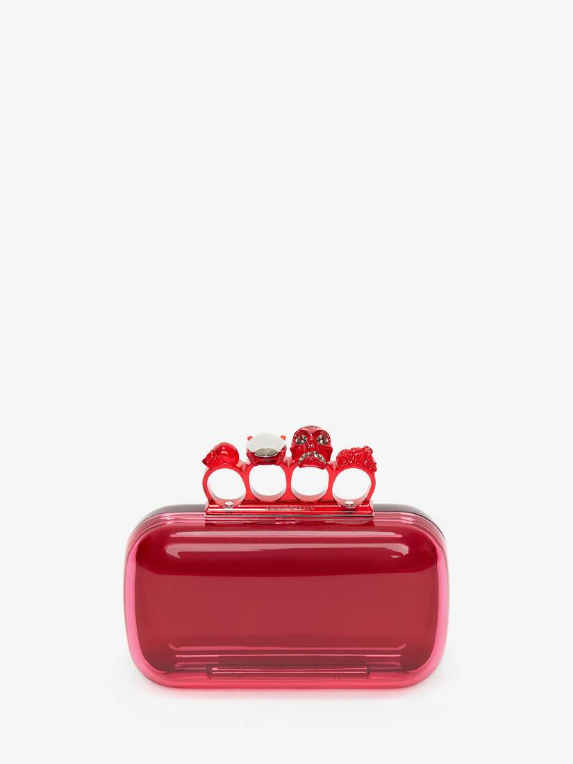 Skull Four Ring Clutch