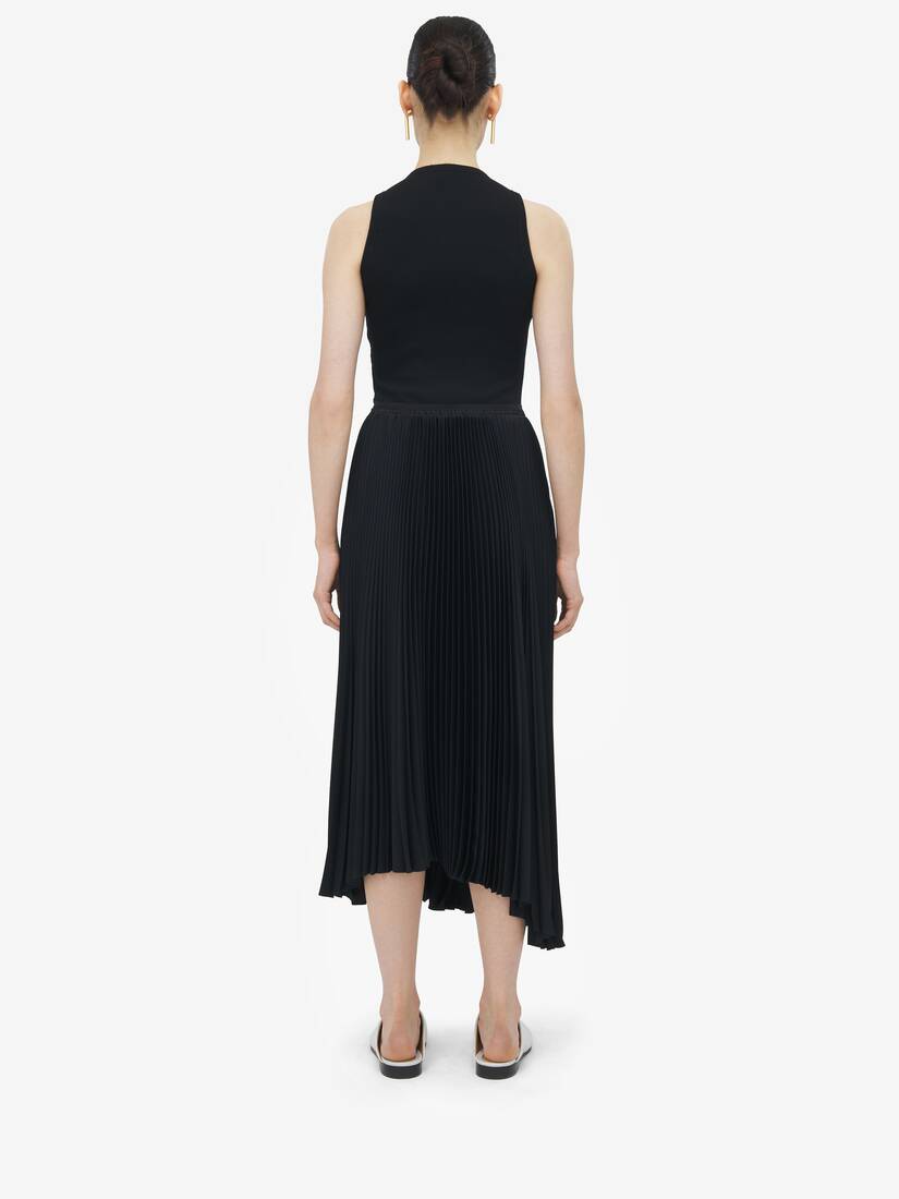Cotton Rib Midi Dress