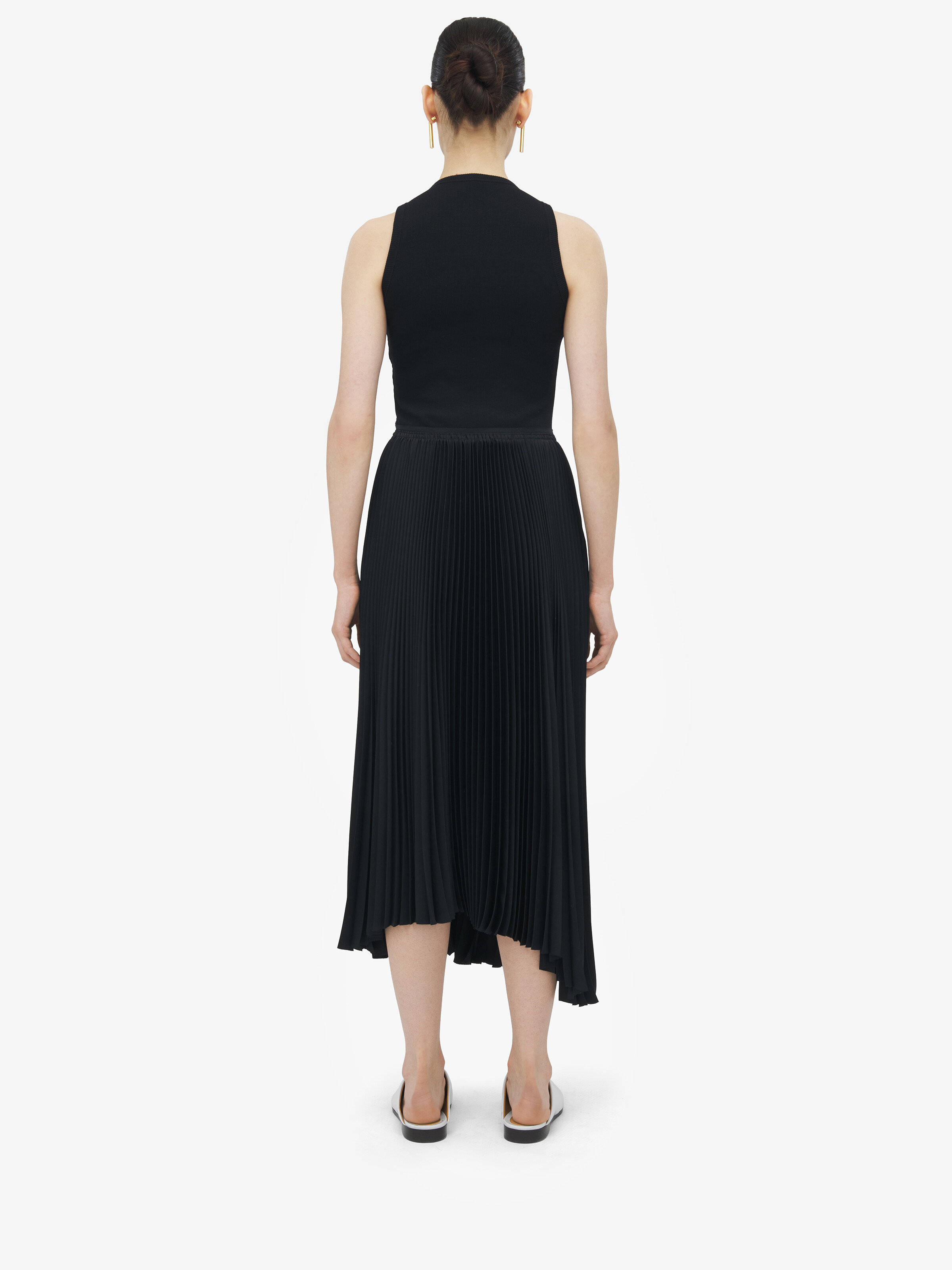 Cotton Rib Midi Dress