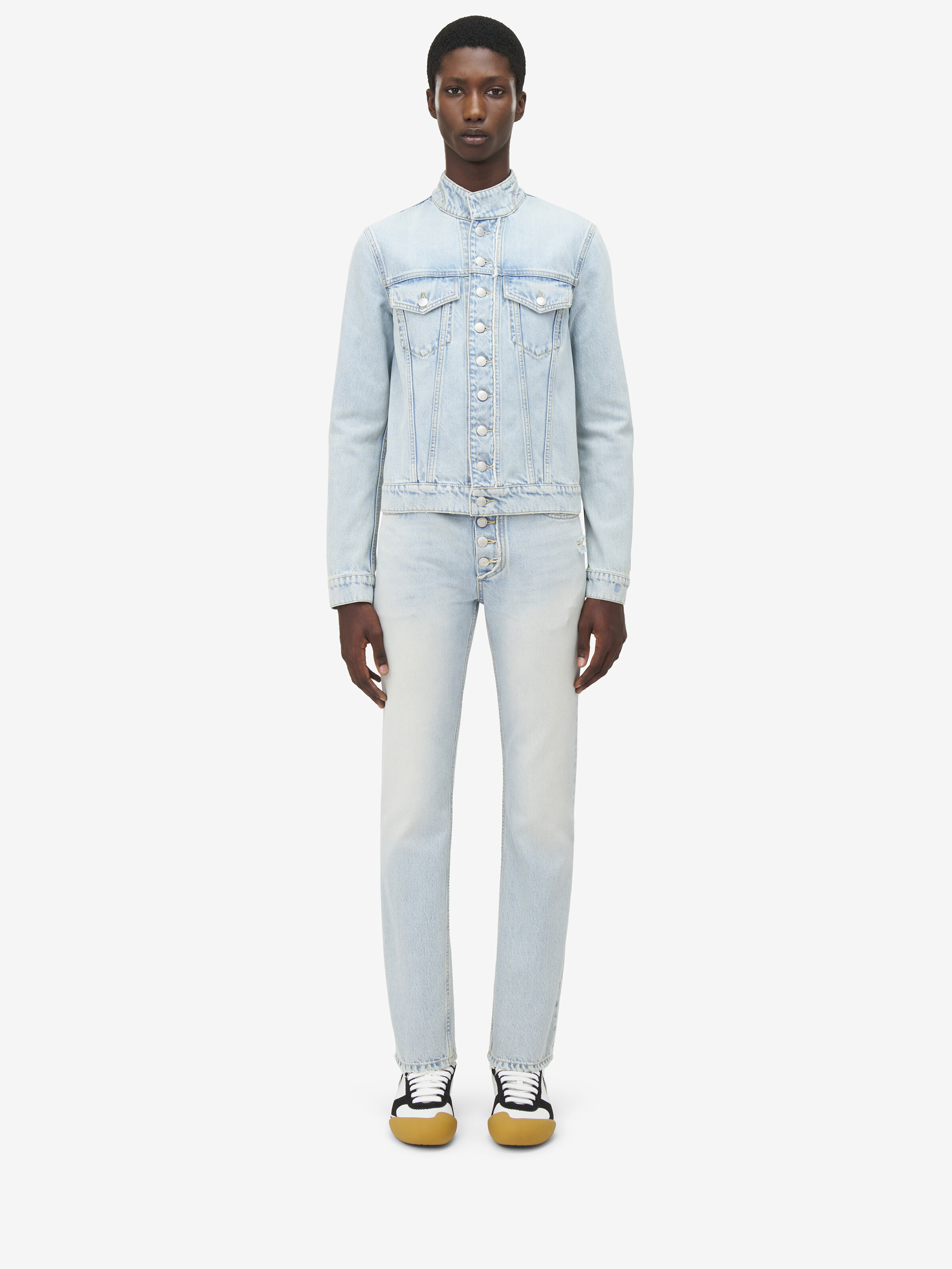 石洗修身剪裁牛仔褲 in 100% 棉 | Alexander McQueen - image 2