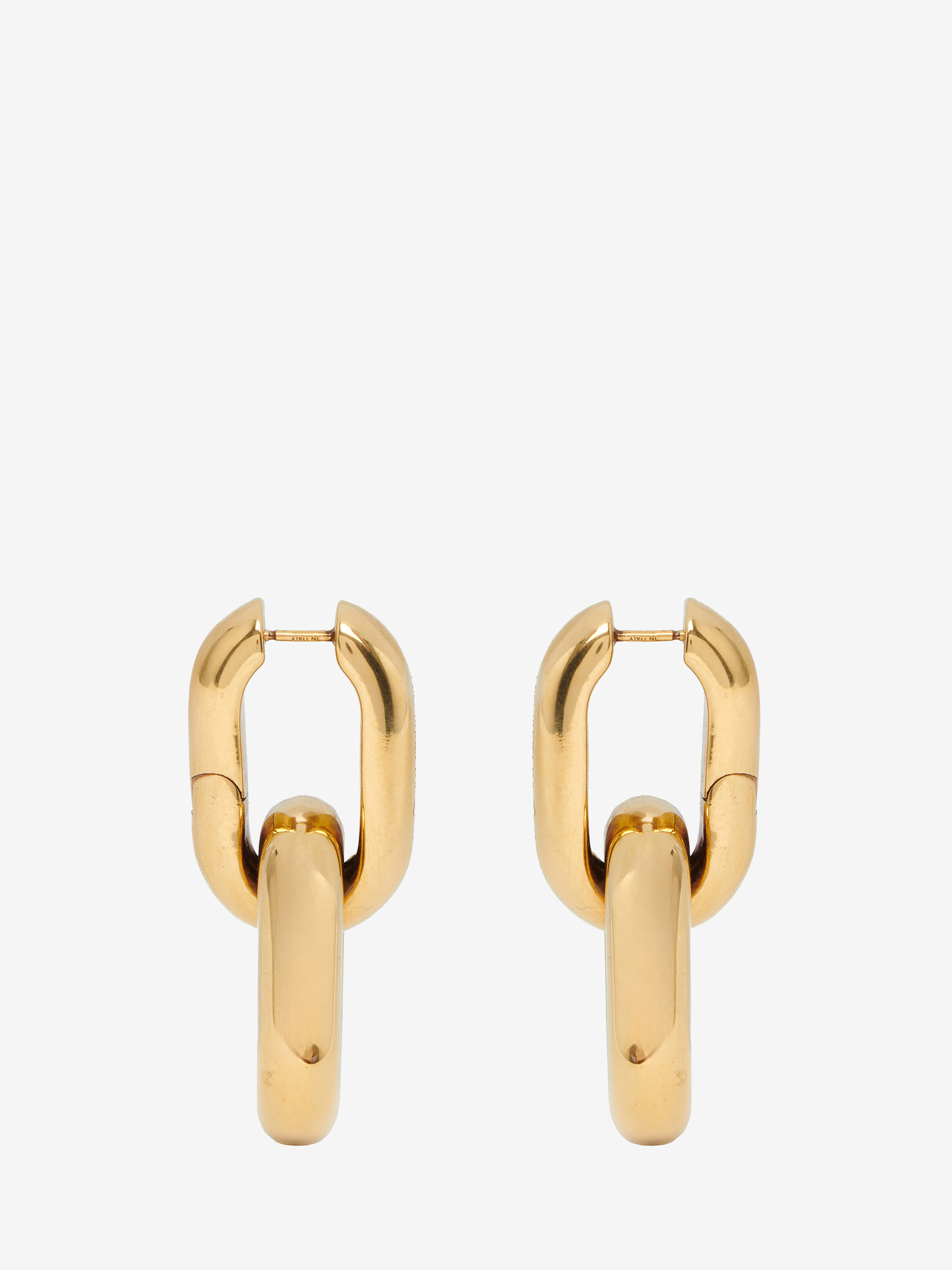 Women's Peak Chain Earrings in Gold in Brass | Alexander McQueen - image 3