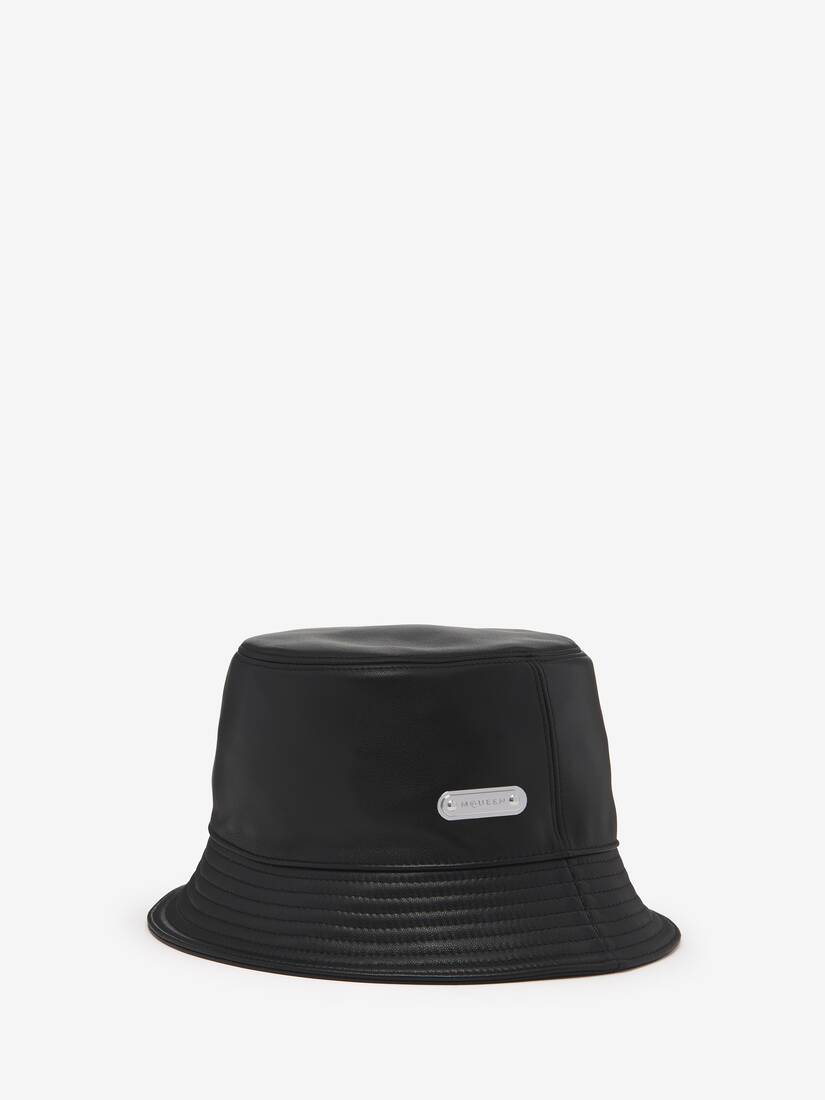 Leather Bucket Hat