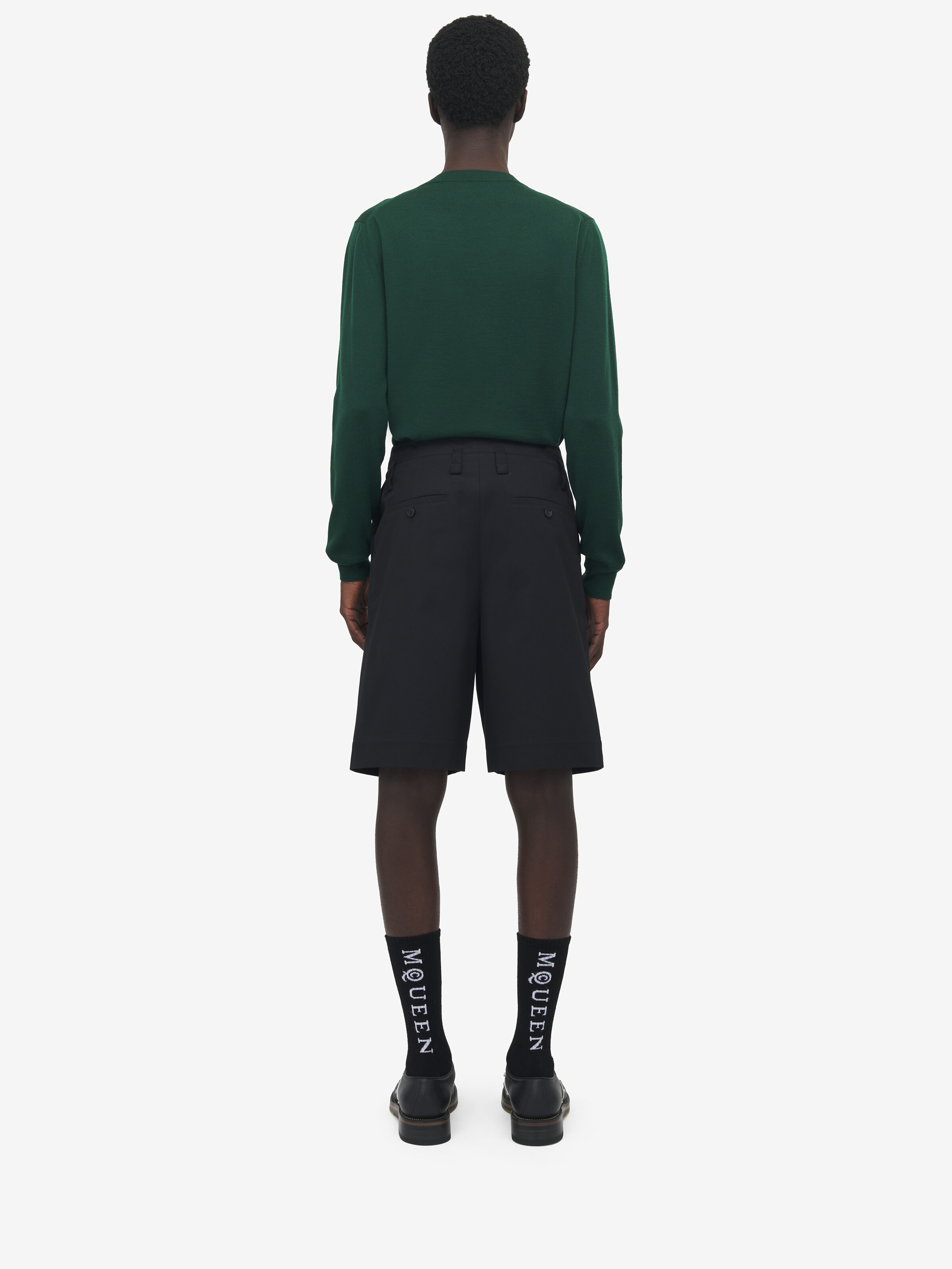 Wide Leg Chino Shorts