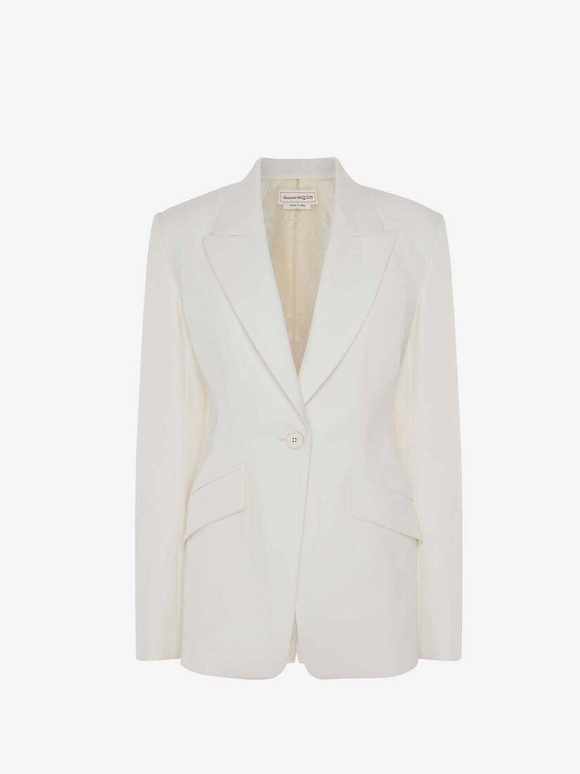 alexander mcqueen white jacket