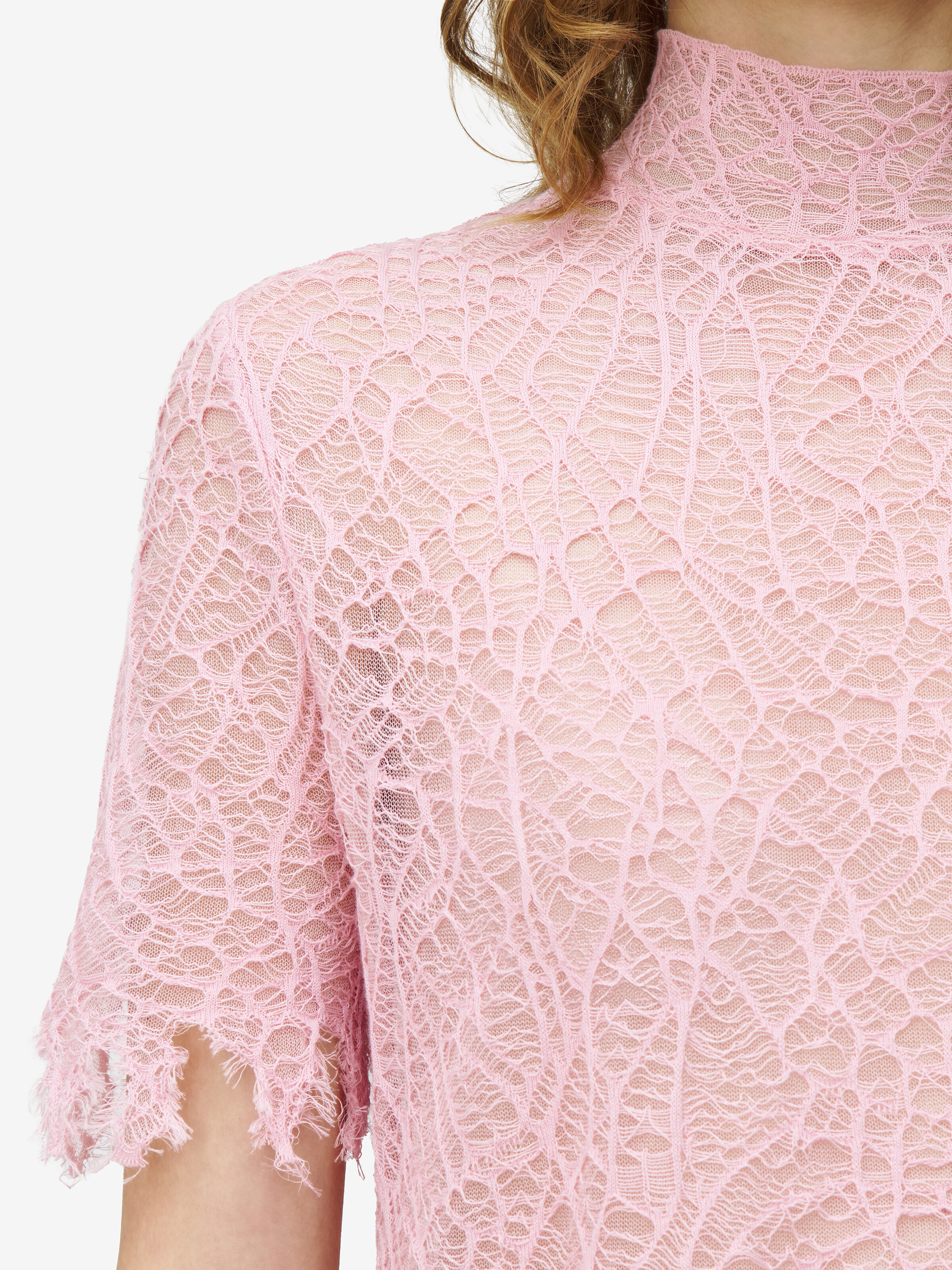 Knitted Cobweb Lace Top