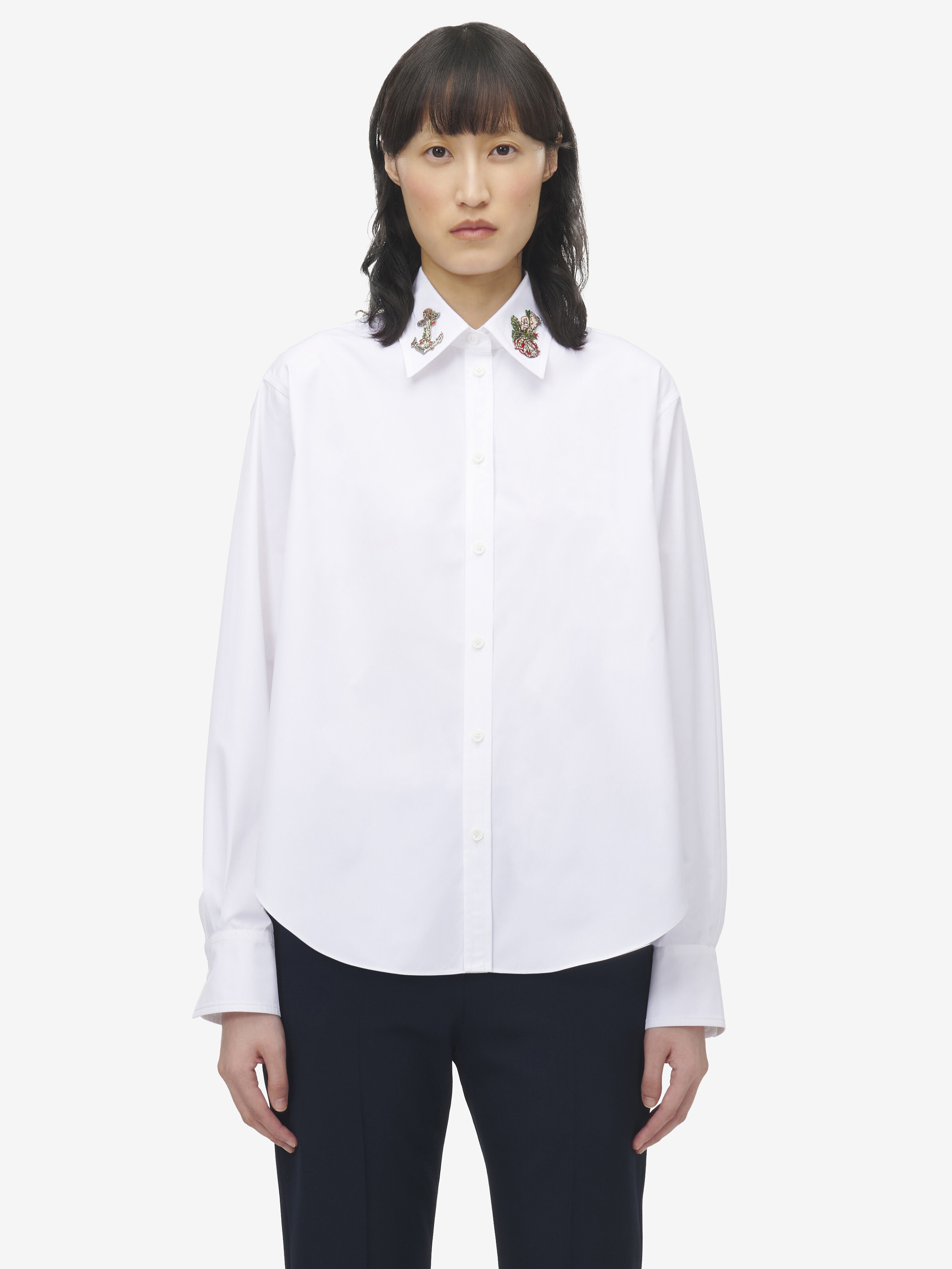 Sailor Tattoo Embroidery Shirt