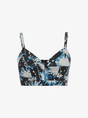 Solarized Floral Bra Top