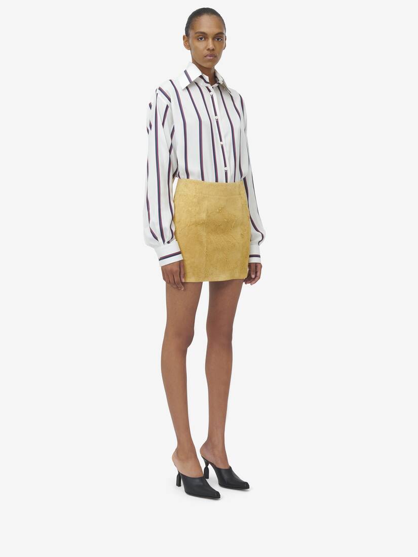 Suede Mini Skirt