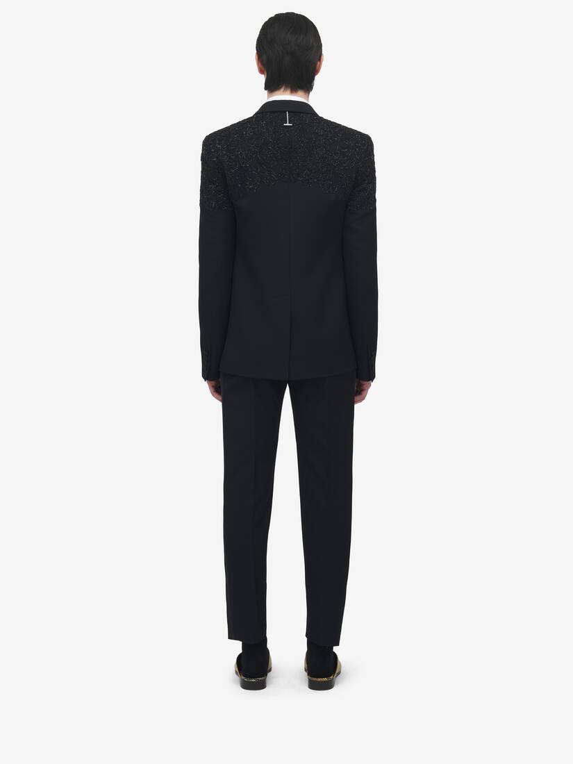 Jet Embroidery Tuxedo Jacket