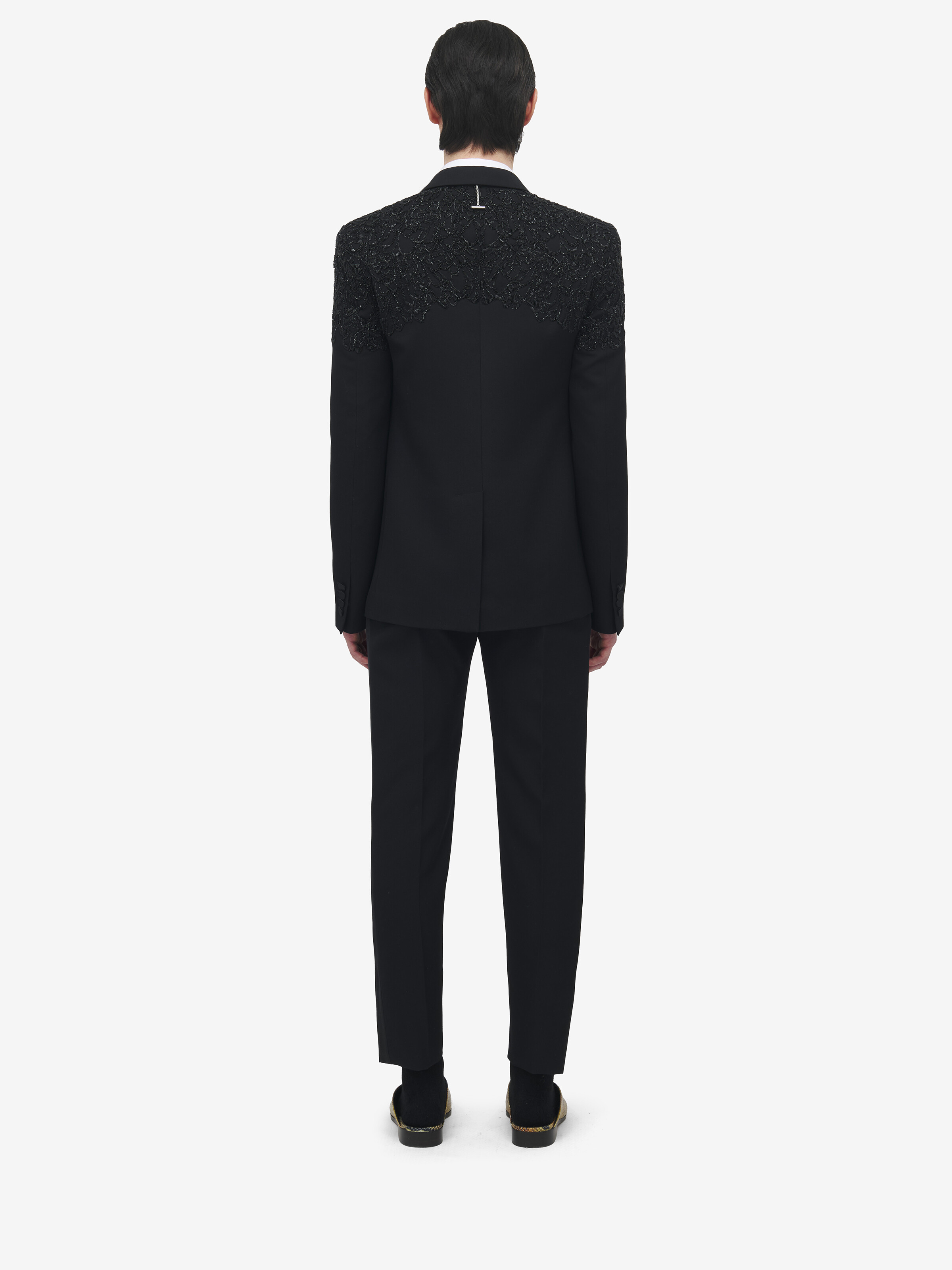 Jet Embroidery Tuxedo Jacket