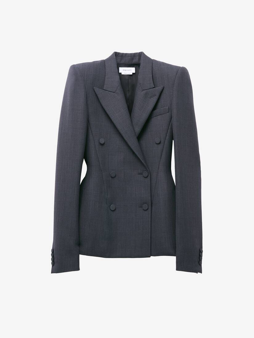 Prince Of Wales Double-Breasted Jacket