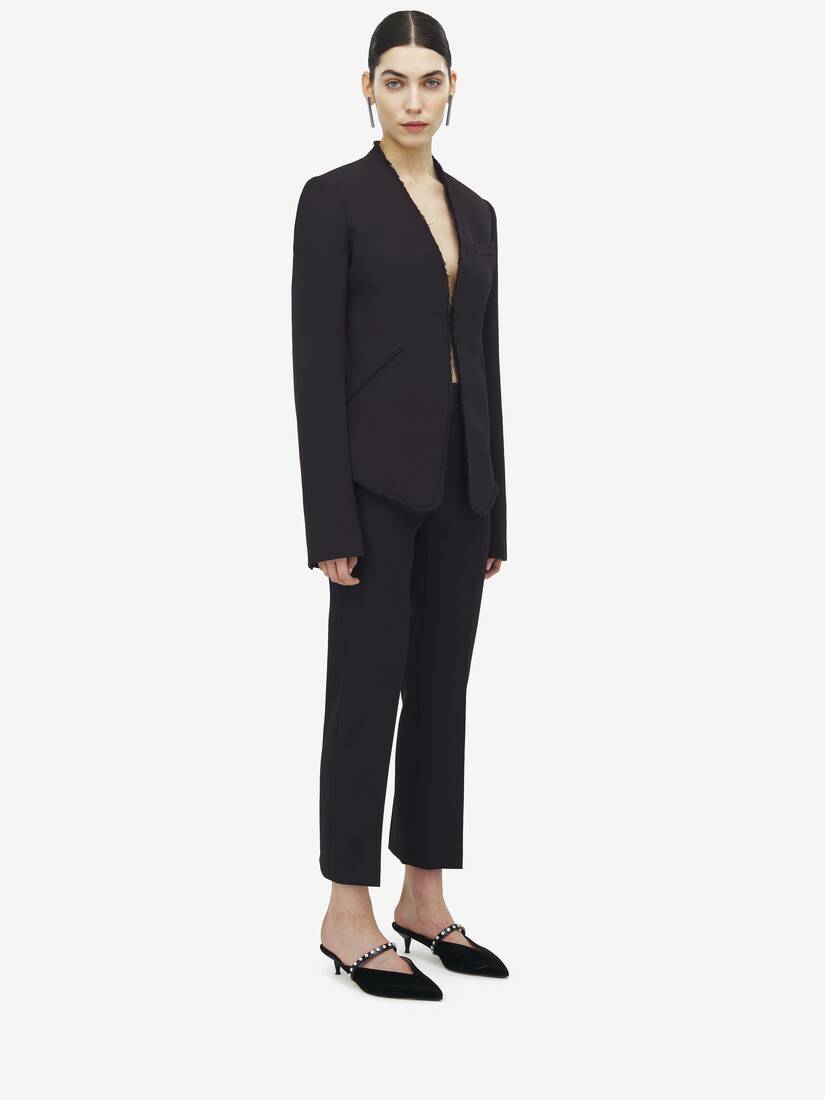 Raw Edge Tailored Jacket