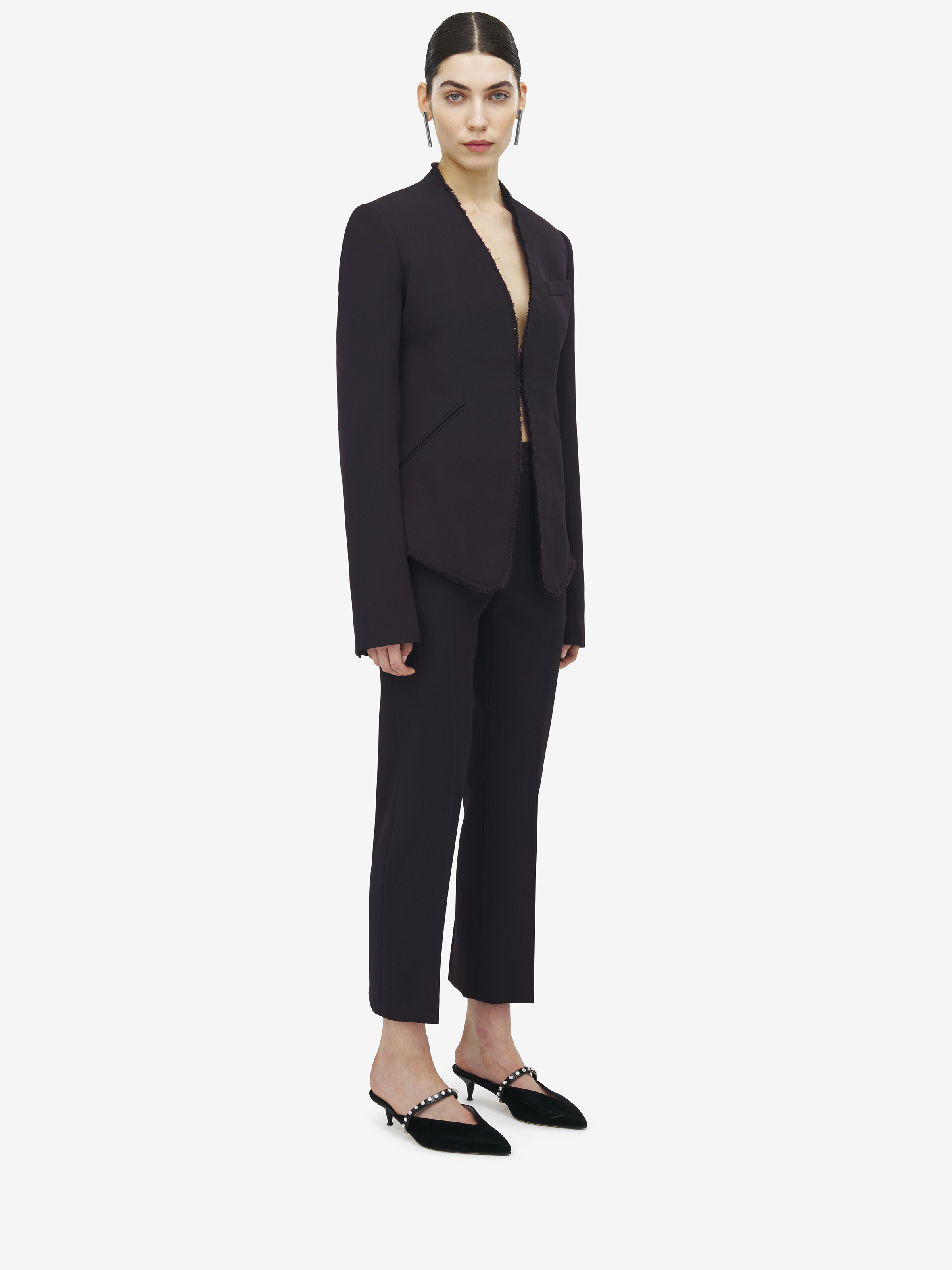 Raw Edge Tailored Jacket