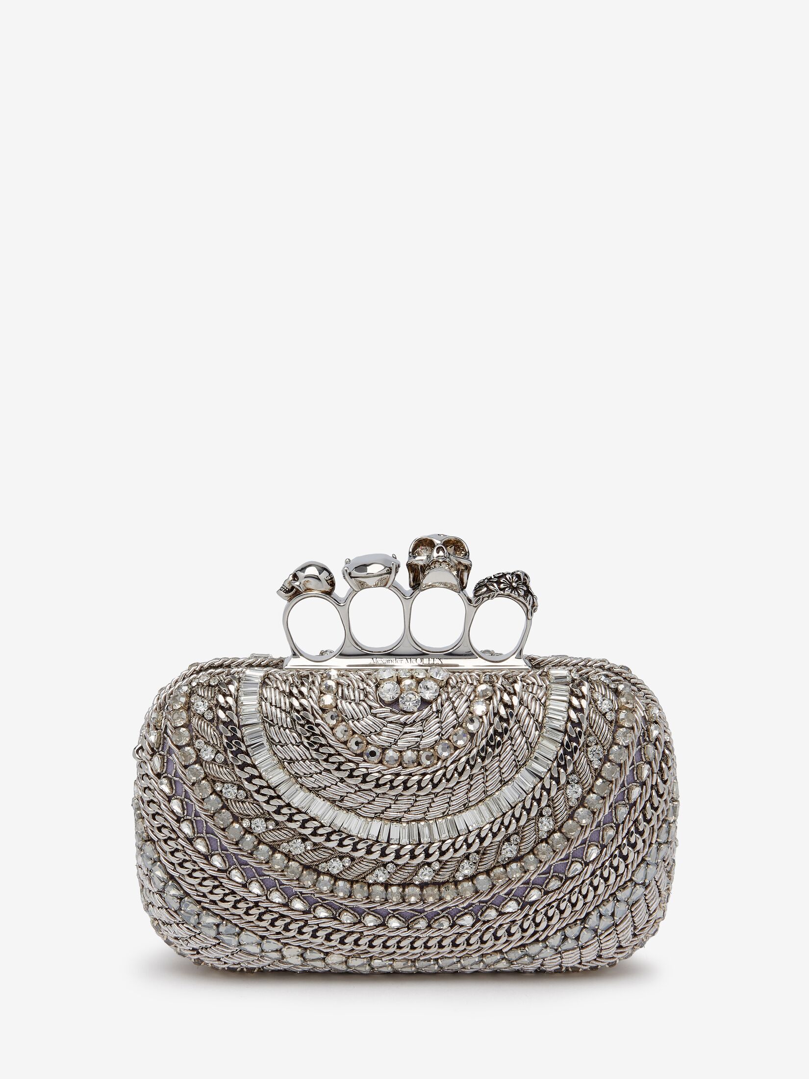 Alexander mcqueen knuckle clutch sale Clearance