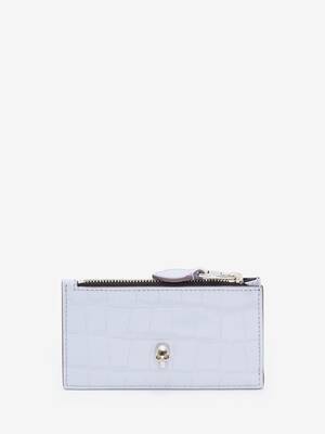Skull Zip Card Holder