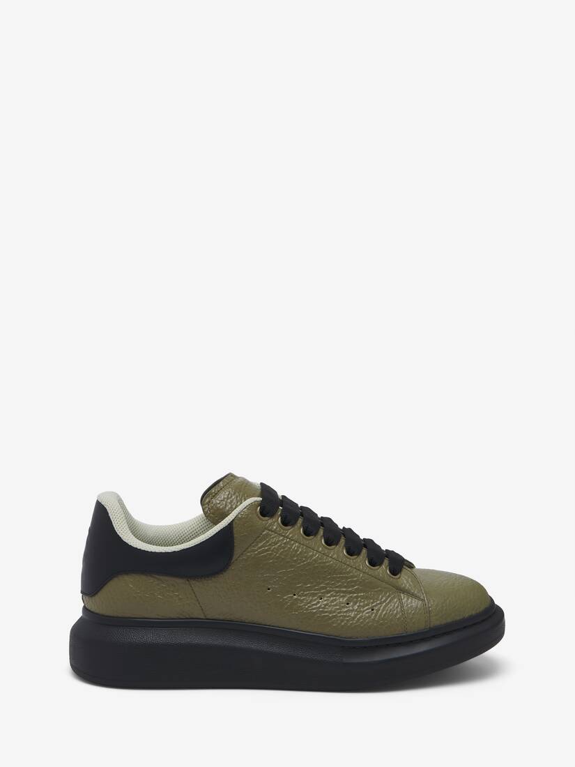 Oversized Sneaker Kaki Schwarz for Herren Alexander McQueen