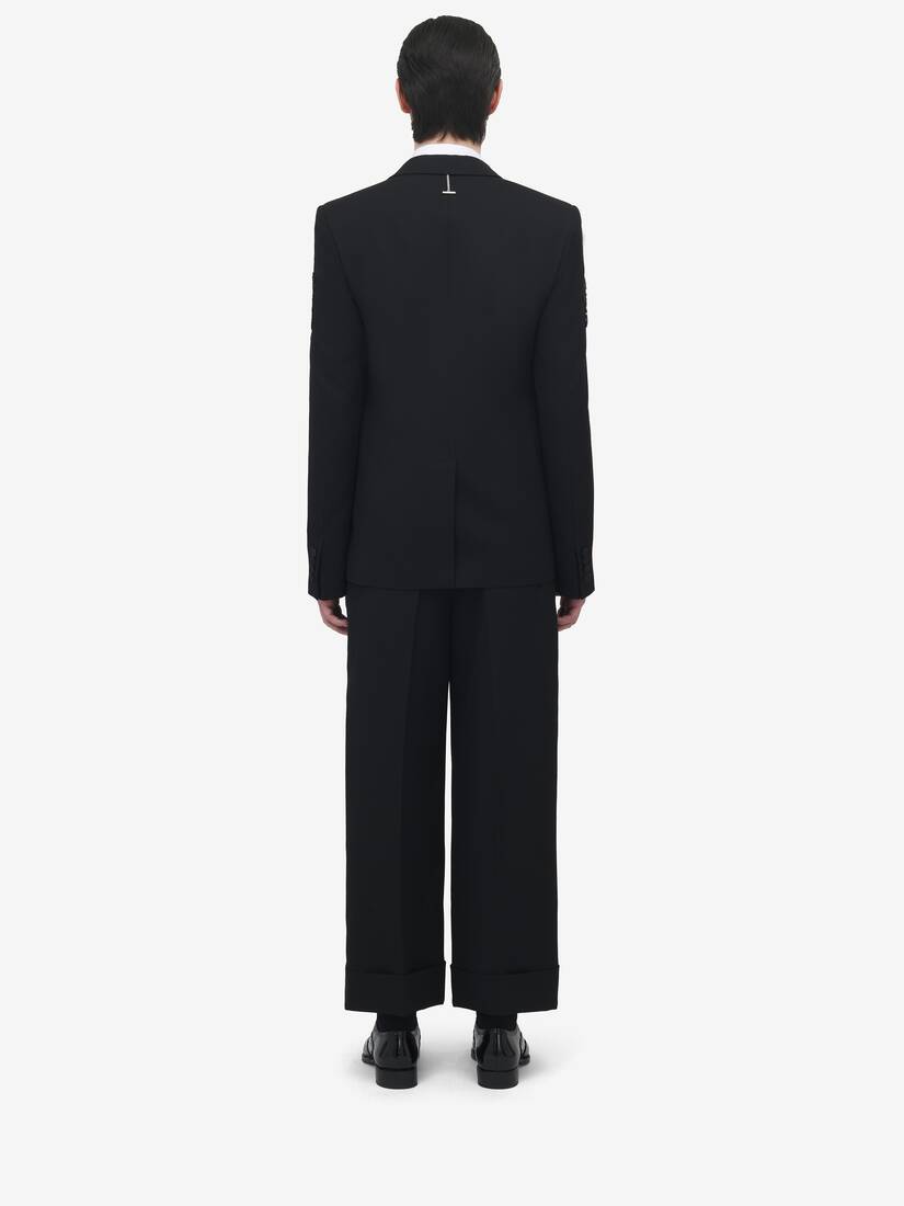 Sailor Tattoo Embroidery Tuxedo Jacket