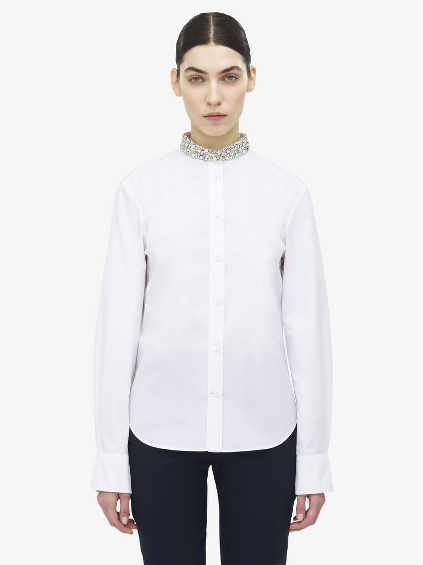 Crystal Embroidery Shirt