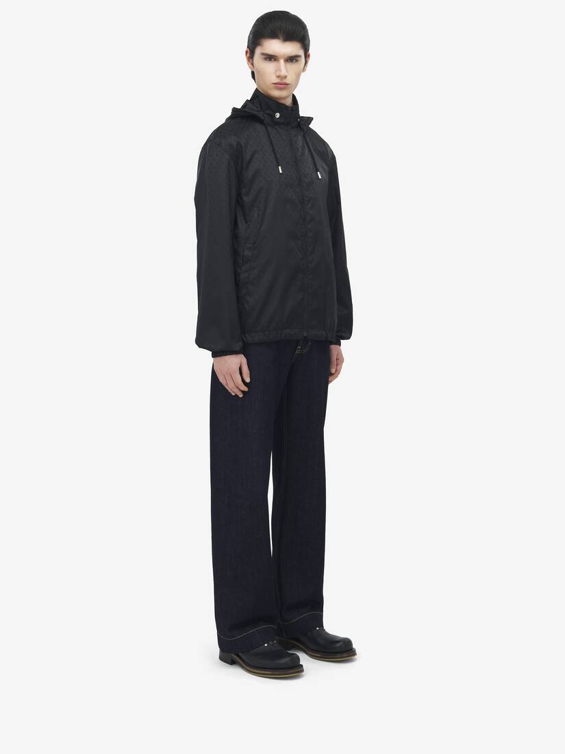 Skull Jacquard Windbreaker