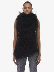 Shearling Sleeveless Top