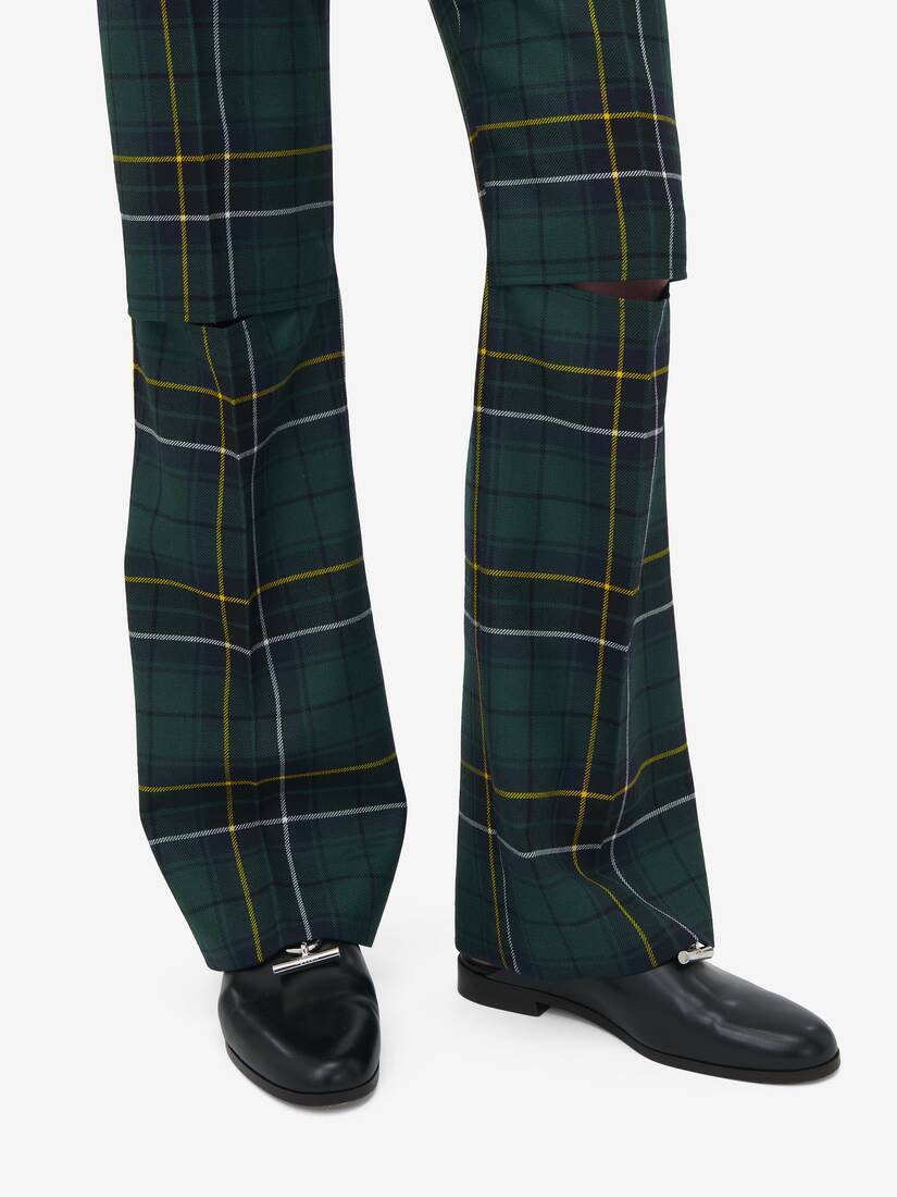 Wool Tartan Trousers
