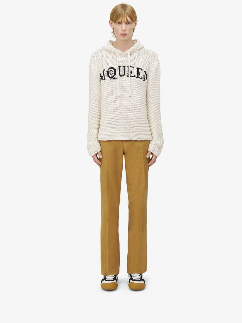 Sweat À Capuche Court, Avec Logo McQueen