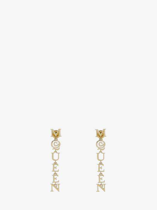 Women's McQueen Earrings in Gold | Alexander McQueen US