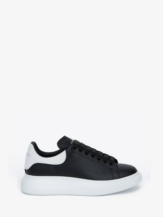 Oversized Sneaker in Black/White | Alexander McQueen US