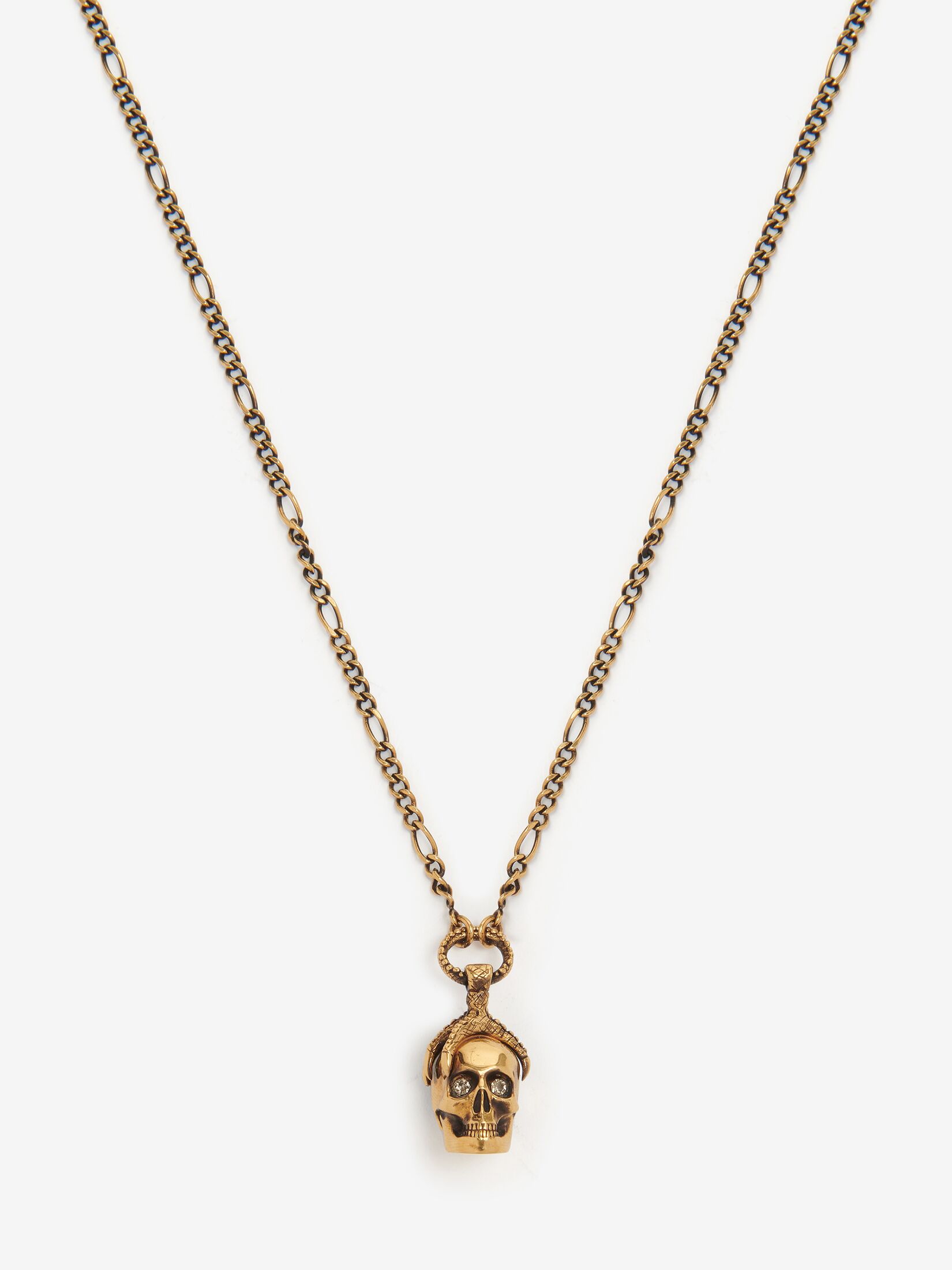 Viktorianische Halskette mit Skull