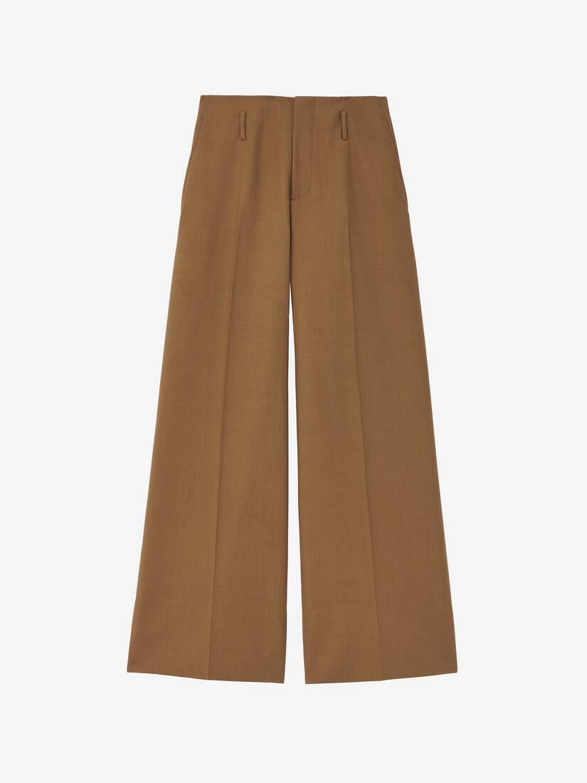 Wide Leg Tailored Trousers