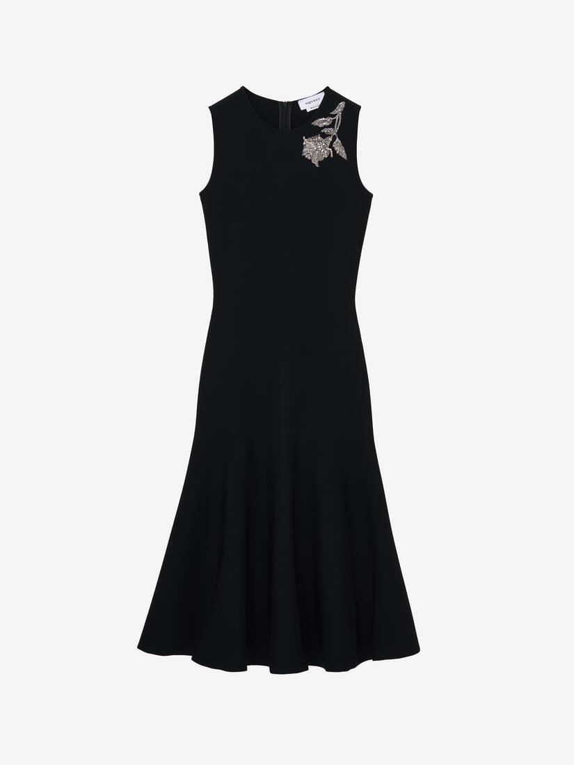 Banshee Embroidery Knitted Dress