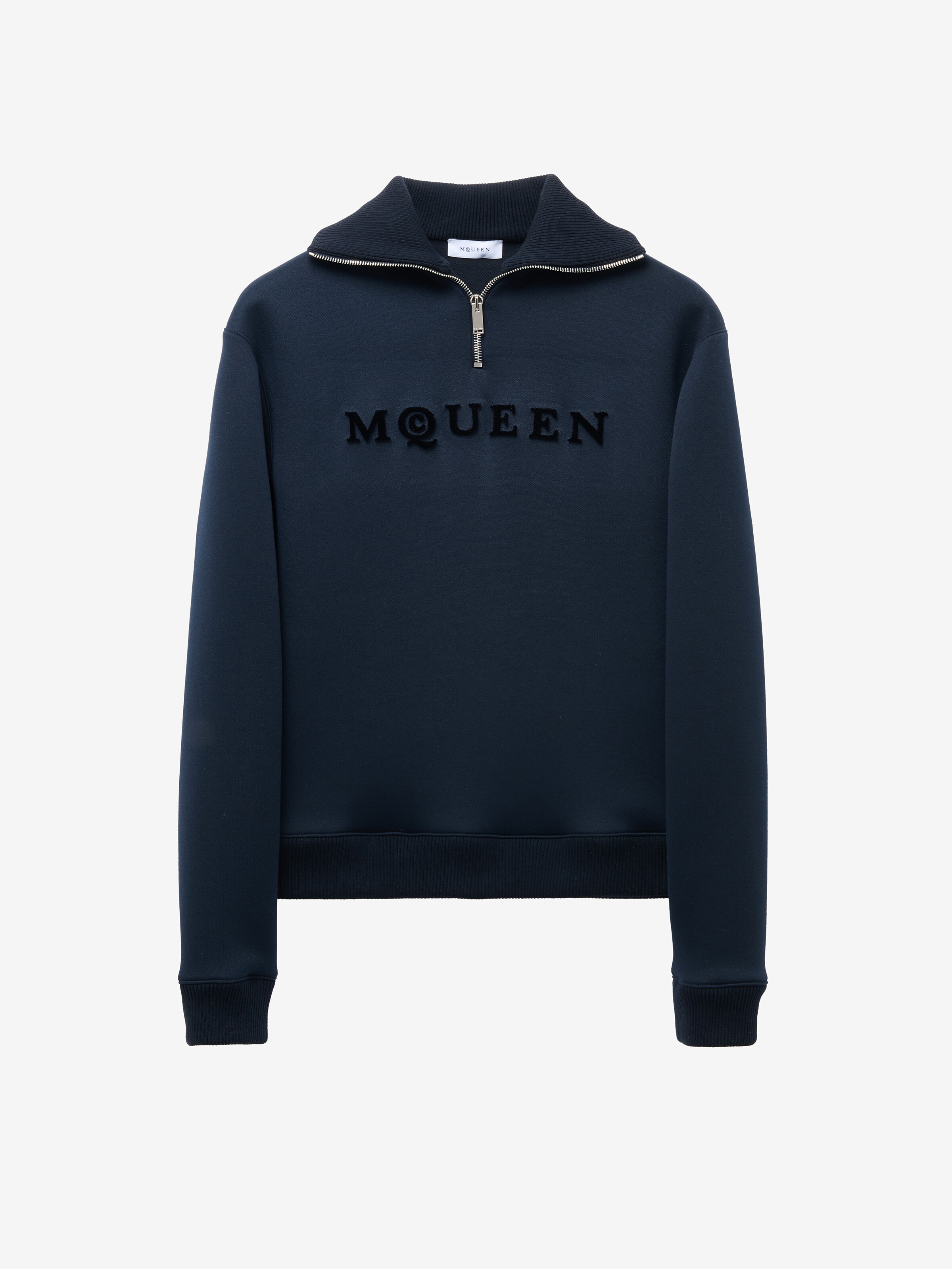 McQueen Logo Zip Sweatshirt