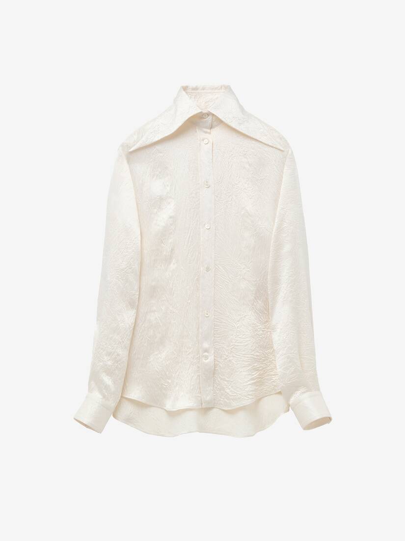 Exaggerated Collar Shirt