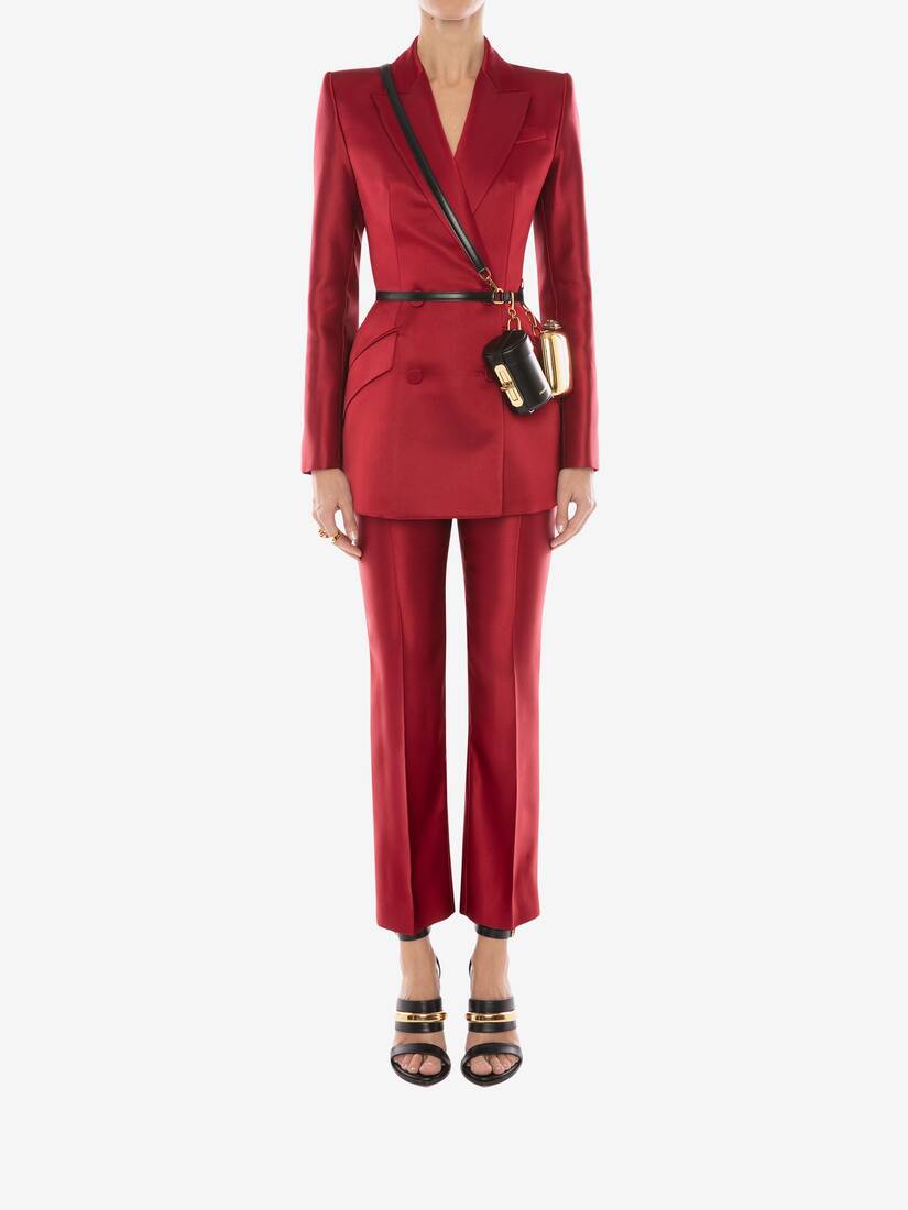 alexander mcqueen red jacket
