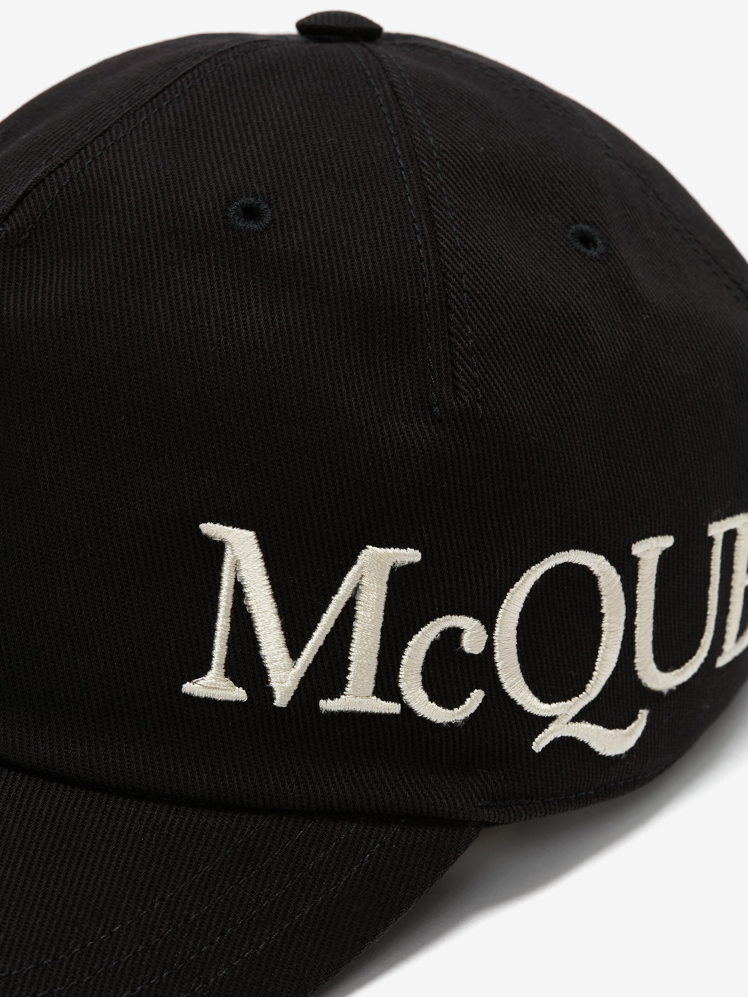 Men's McQueen Baseball Cap in Black in 100% Cotton | Alexander McQueen - image 5