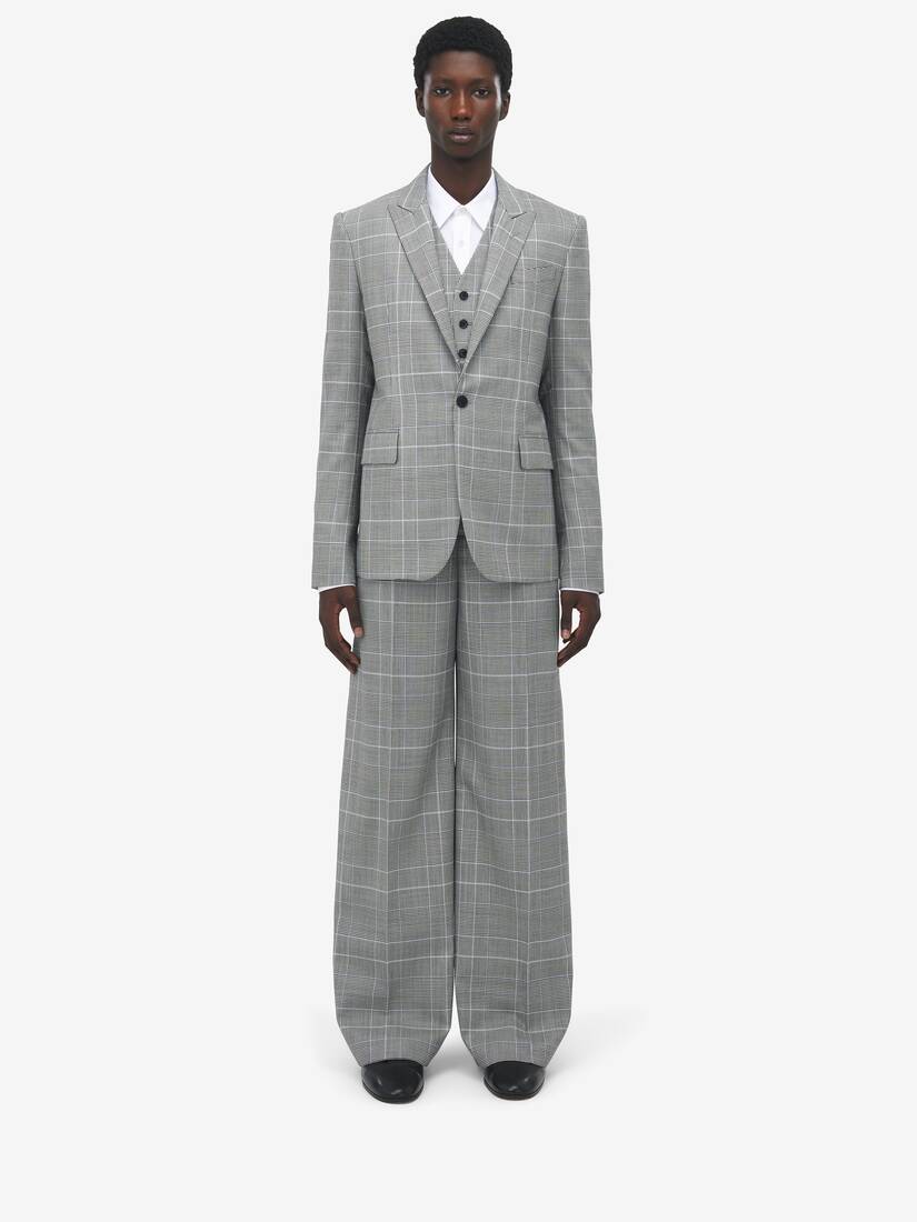 Prince of Wales Single-breasted Jacket