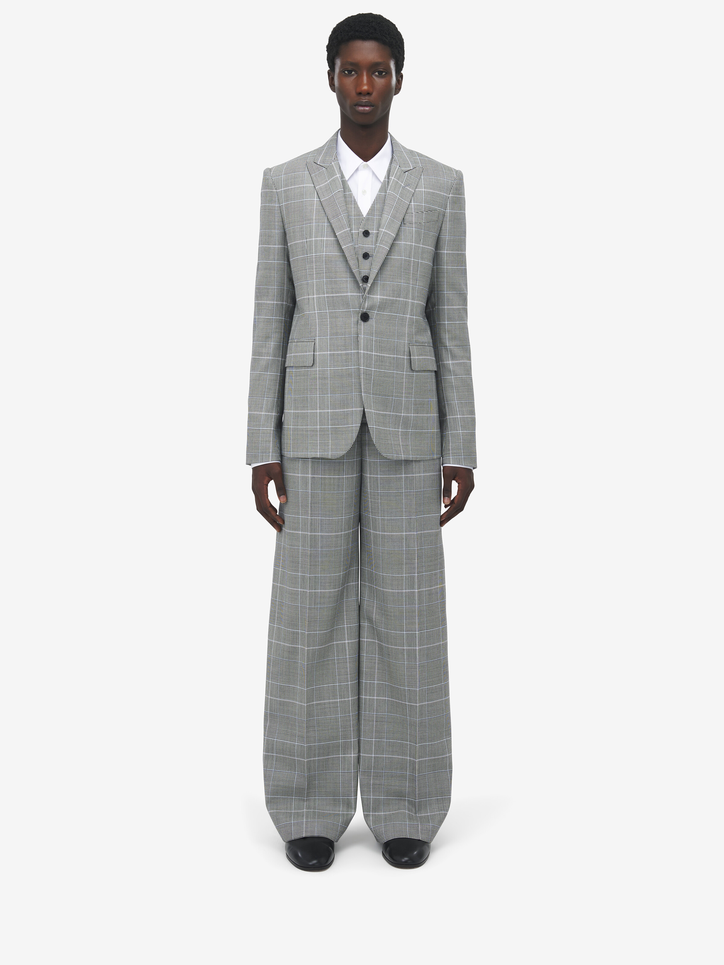 Prince of Wales Single-breasted Jacket