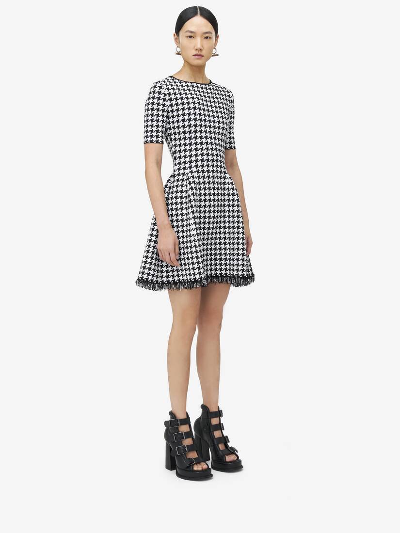 Houndstooth Mini Dress