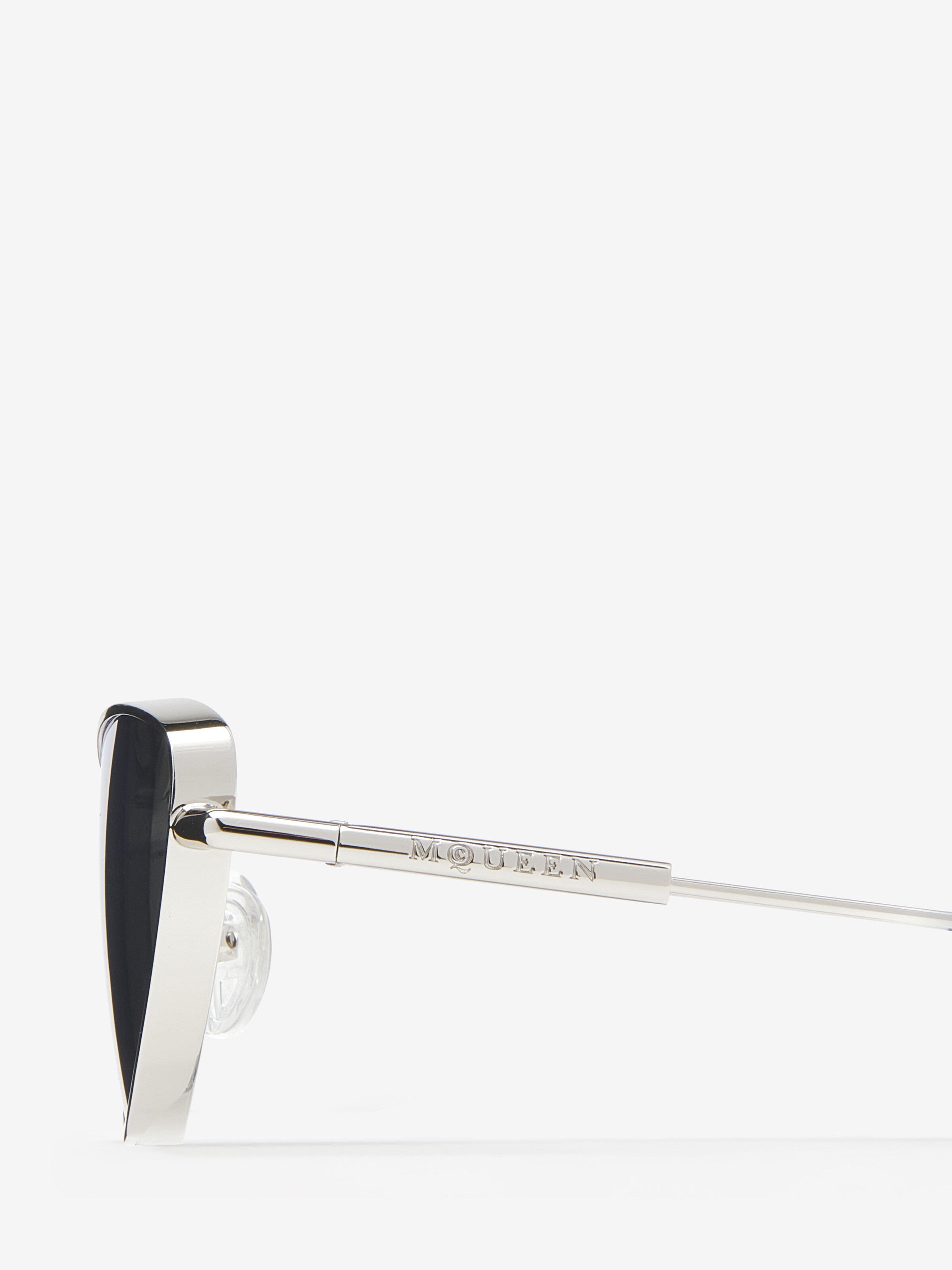 Metal T-bar Soft Cat-eye Sunglasses