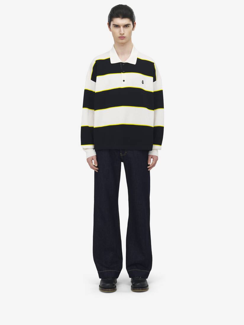Rugby Stripe Polo Shirt