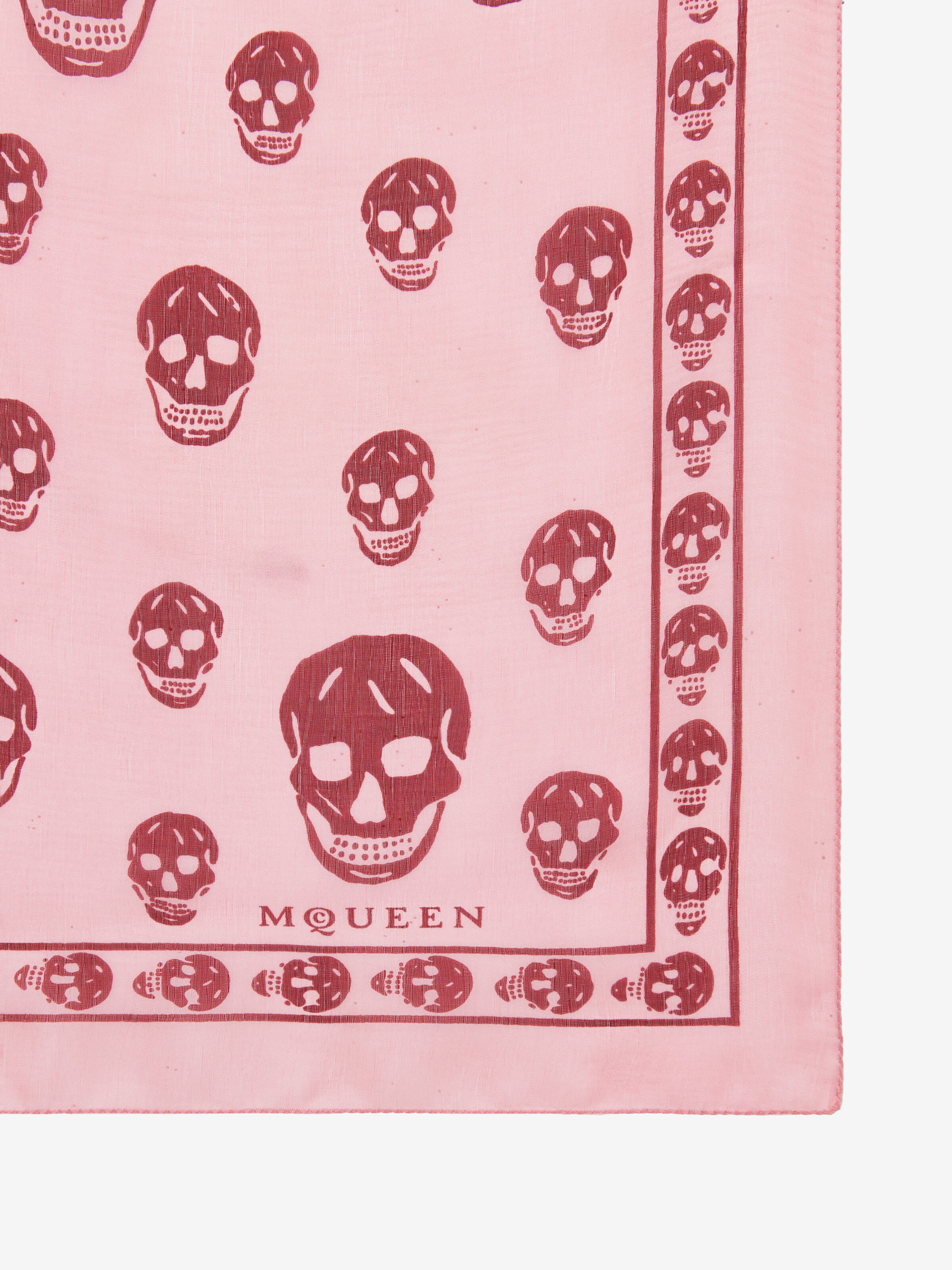 Women's SHAWLS SCARVES in Pink in 100% Silk | Alexander McQueen - image 3